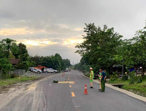 Công an huyện Nam Giang (Quảng Nam) truy tìm phương tiện gây chết người