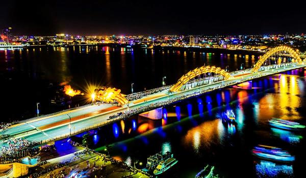 Phun nước, phun lửa cầu Rồng và quay nhịp cầu Sông Hàn phục vụ Tết Ất Tỵ - 2025