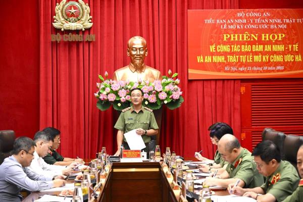 Toàn tâm, toàn lực bảo đảm ANTT phục vụ tổ chức thành công Lễ mở ký Công ước Hà Nội