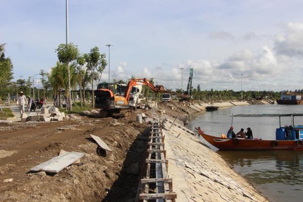 Sớm gỡ vướng, hoàn thành khu neo đậu tránh trú bão cho tàu cá An Hòa