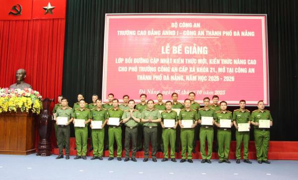 Nâng cao trình độ, năng lực công tác cho Phó trưởng Công an cấp xã