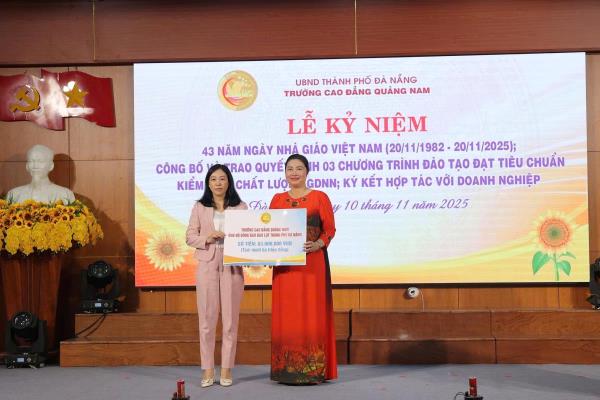 Trường Cao đẳng Quảng Nam phấn đấu trở thành trường chất lượng cao vào năm 2030