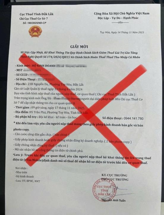 Cảnh giác thủ đoạn lừa đảo mạo danh cơ quan thuế