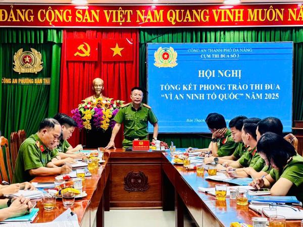 Cụm thi đua số 3 Công an TP Đà Nẵng tổng kết phong trào thi đua năm 2025