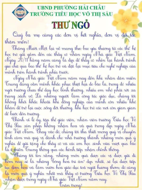 Gieo mầm nhân ái