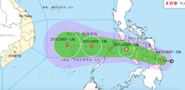 Áp thấp nhiệt đới khi nào thành bão số 15, khu vực nào chịu tác động?