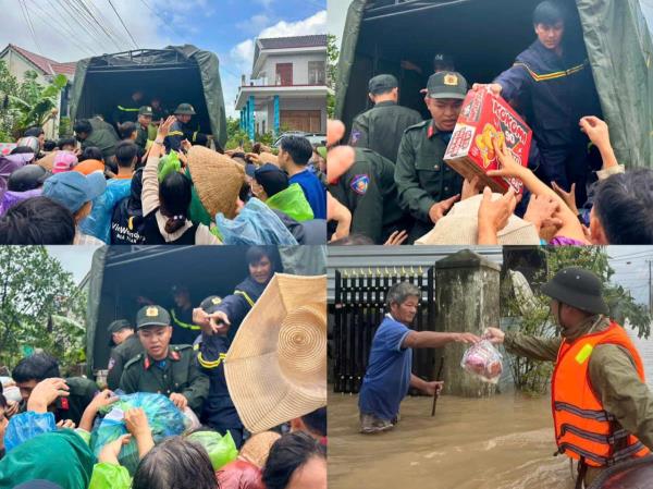 Những chuyến xe nghĩa tình từ Quảng Ngãi hướng về vùng lũ Đắk Lắk