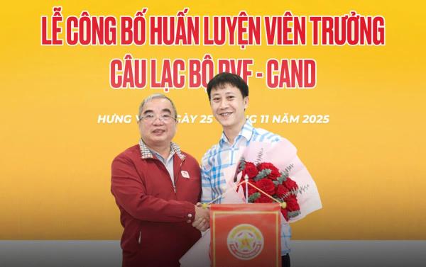HLV Nguyễn Thành Công chính thức dẫn dắt PVF - CAND