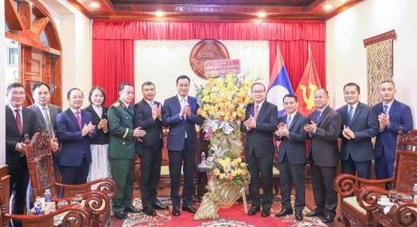 Bí thư Thành ủy Đà Nẵng Lê Ngọc Quang chúc mừng Quốc khánh nước Cộng hòa Dân chủ nhân dân Lào