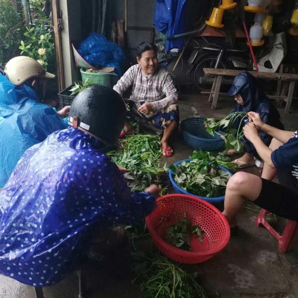 Về quê dọn lụt