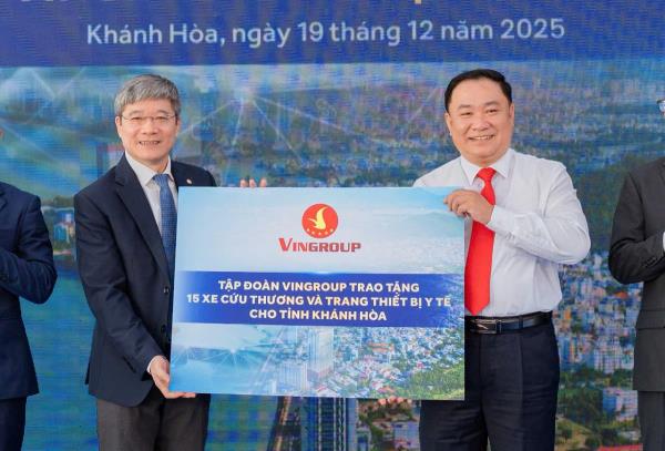 Vingroup hỗ trợ Khánh Hòa nâng cấp hệ thống cấp cứu ngoại viện trong thời gian vàng