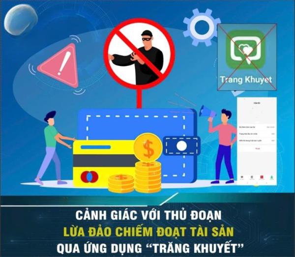 Cảnh giác với thủ đoạn lừa đảo thả con săn sắt, bắt con cá rô qua ứng dụng Trăng khuyết