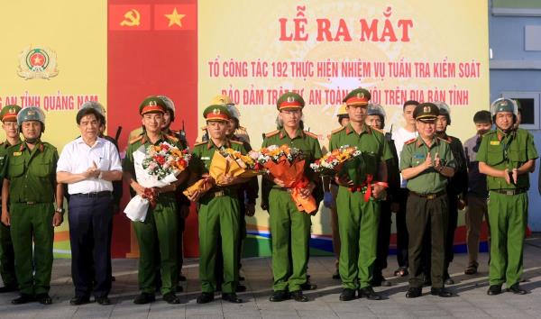 Công an tỉnh Quảng Nam ra mắt Tổ công tác đặc biệt