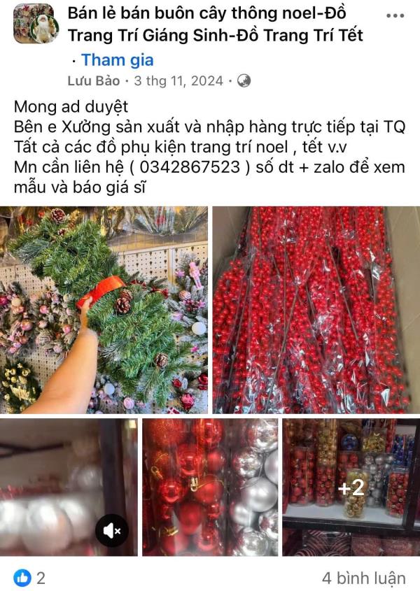 Bắt trend Noel, lừa tiền cọc