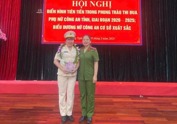 Nữ Công an cơ sở xuất sắc