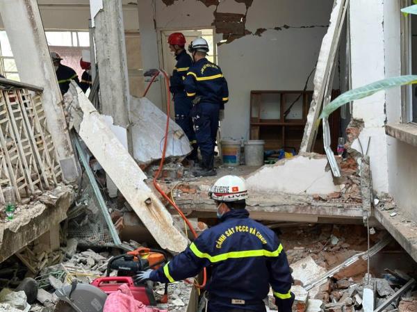 VIDEO: Đội cứu hộ Việt Nam xác định nạn nhân nghi còn sống sau động đất ở Myanmar