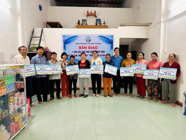 Xã Hòa Phong phấn đấu hoàn thành xây mới, sửa chữa 25 ngôi nhà tạm, nhà dột nát trước 30-4-2025