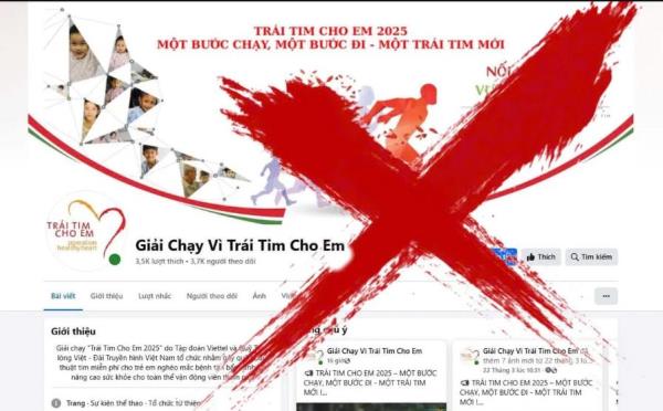 Cảnh báo trang giả mạo thông tin chương trình Trái tim cho em