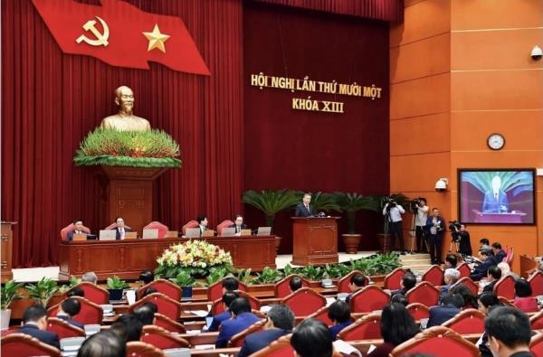 Thông cáo báo chí về ngày làm việc thứ hai của Hội nghị Trung ương 11