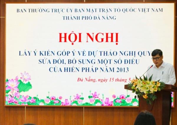 Cần khẳng định vị trí trung tâm của Mặt trận trong hệ thống chính trị