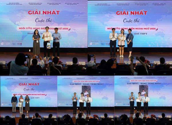 Trao 55 giải thưởng Cuộc thi Ngôi sao hùng biện ngoại ngữ 2025