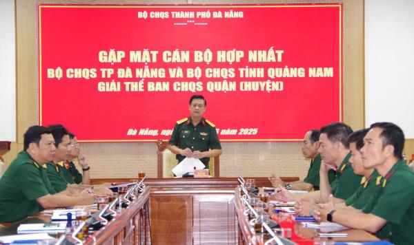 Đồng thuận cao trong tổ chức lại lực lượng vũ trang TP Đà Nẵng