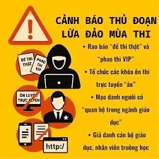 Cảnh giác trước thủ đoạn lừa đảo bao đỗ, nâng điểm, can thiệp kết quả thi