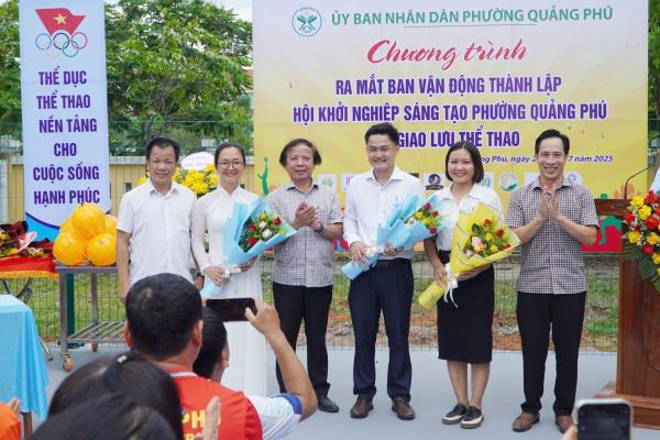 Phường Quảng Phú ra mắt Ban vận động thành lập Hội Khởi nghiệp sáng tạo