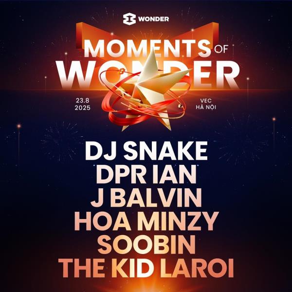 Moments of Wonder - Đại nhạc hội đặc biệt kỷ niệm 80 năm Quốc khánh với dàn sao khủng: DJ Snake, J Balvin, The Kid LAROI, DPR IAN…