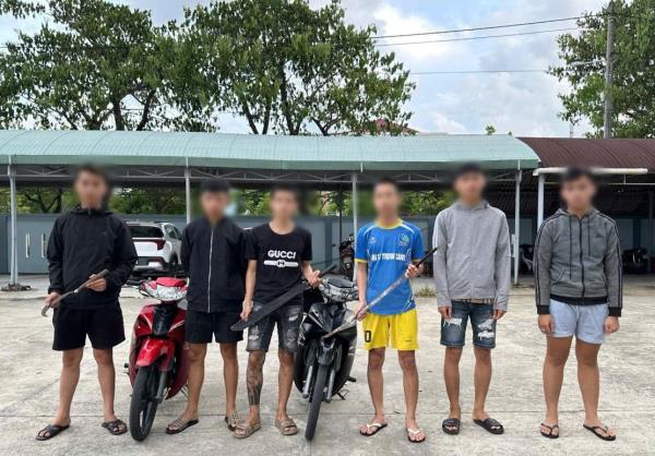 Tạm giữ hình sự 6 thanh thiếu niên cố ý gây thương tích sau 3 giờ gây án