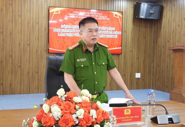 Lãnh đạo Công an thành phố làm việc với Phòng Cảnh sát kinh tế