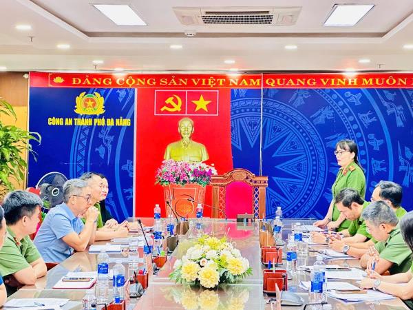 Đoàn khảo sát Bộ Công an làm việc với Công an TP Đà Nẵng về công tác tạm giam