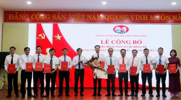 Thành lập Đảng bộ cơ sở Trung tâm Phát triển quỹ đất TP Đà Nẵng