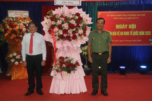 Khu dân cư Hòa An 17 được phường An Khê tổ chức làm điểm Ngày hội toàn dân BVANTQ