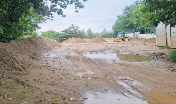 Bất an với bãi tập kết cát chui