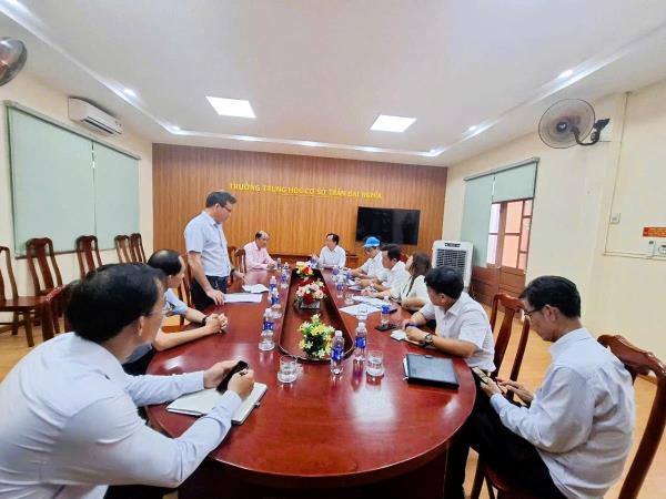 Kiểm tra thực trạng cơ sở vật chất các trường học trên địa bàn phường Ngũ Hành Sơn