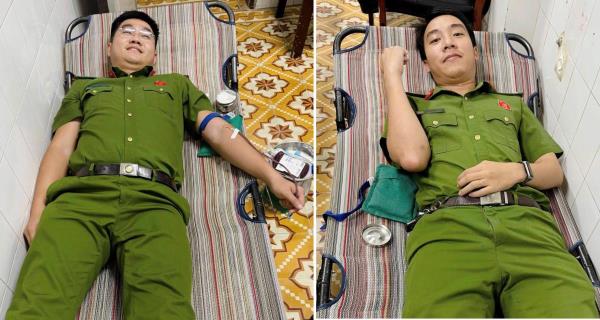 3 cán bộ Công an xã Thu Bồn hiến máu kịp thời cứu bệnh nhân nguy kịch