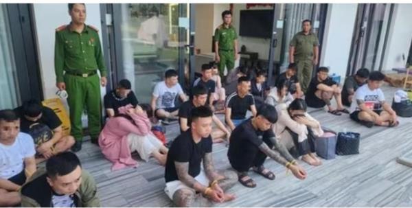 Hàng chục đối tượng thuê villa để sử dụng ma túy bị lực lượng Công an phát hiện