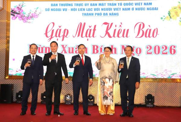 Gặp mặt kiều bào Xuân Bính Ngọ 2026: Kết nối nguồn lực, chung tay xây dựng Đà Nẵng phát triển