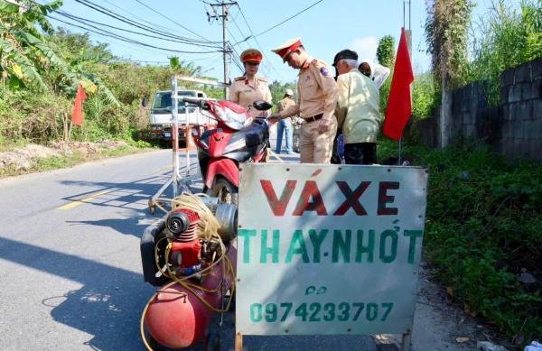 Điểm dừng chân nghĩa tình của Cảnh sát giao thông Đà Nẵng