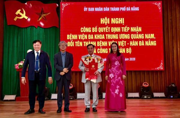 Bệnh viện Đa khoa Trung ương Quảng Nam đổi tên thành Bệnh viện Việt - Hàn Đà Nẵng