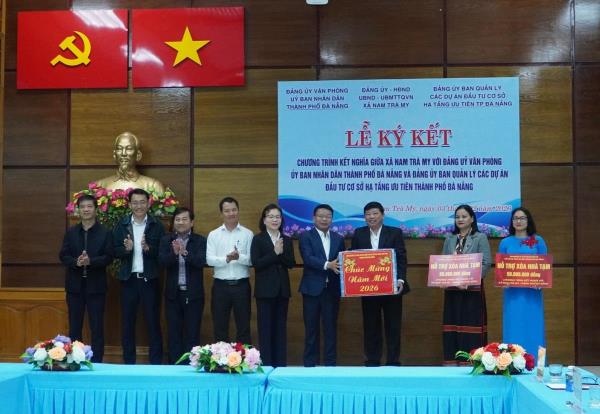 Kết nghĩa nhằm tạo thêm nguồn lực để Nam Trà My phát triển bền vững