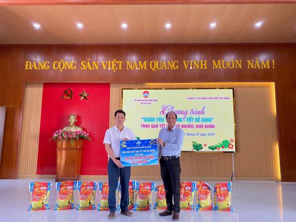 Dawaco dành hơn 1 tỷ đồng cho người nghèo trong Mùa xuân yêu thương thứ 9