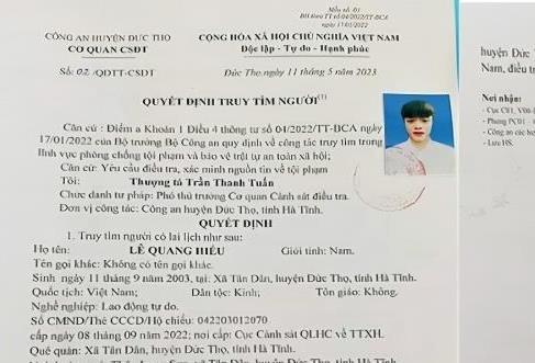 Truy tìm nghi can đánh người