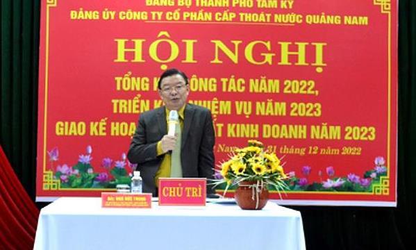 Bất nhất trong báo cáo doanh thu của Công ty Cổ phần Cấp thoát nước Quảng Nam