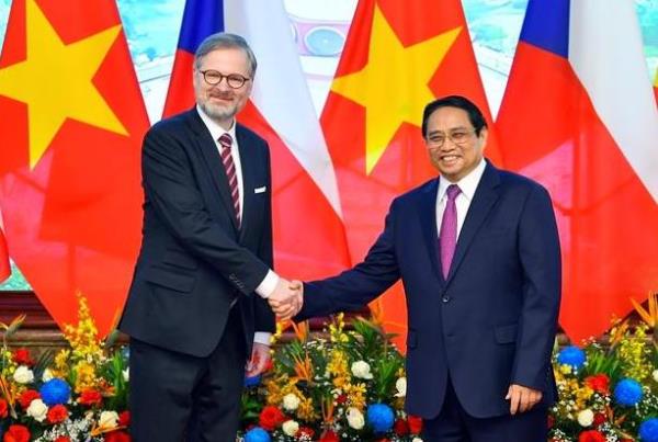 Thủ tướng Phạm Minh Chính hội đàm với Thủ tướng Cộng hòa Séc Petr Fiala