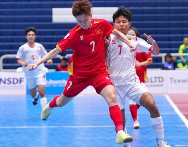 Đội tuyển futsal nữ Việt Nam gặp Thái Lan tại bán kết