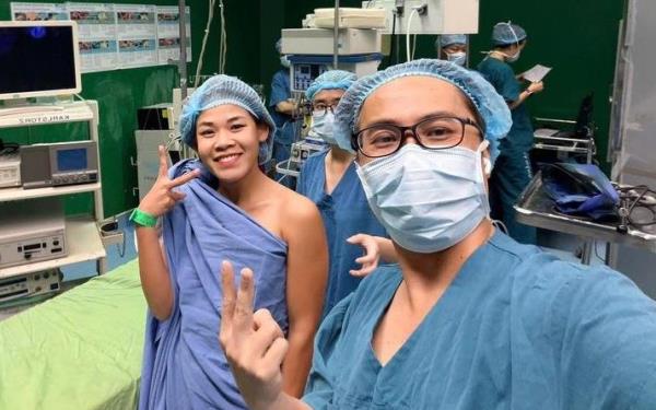 Nữ hoàng đi bộ Thanh Phúc phẫu thuật thành công