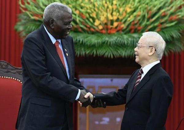 Tổng Bí thư Nguyễn Phú Trọng tiếp Đoàn đại biểu cấp cao Đảng, Nhà nước Cuba