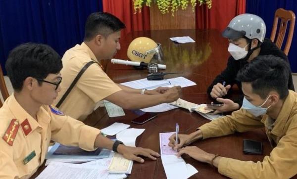 Quái xế đèo Hải Vân bị xử lý